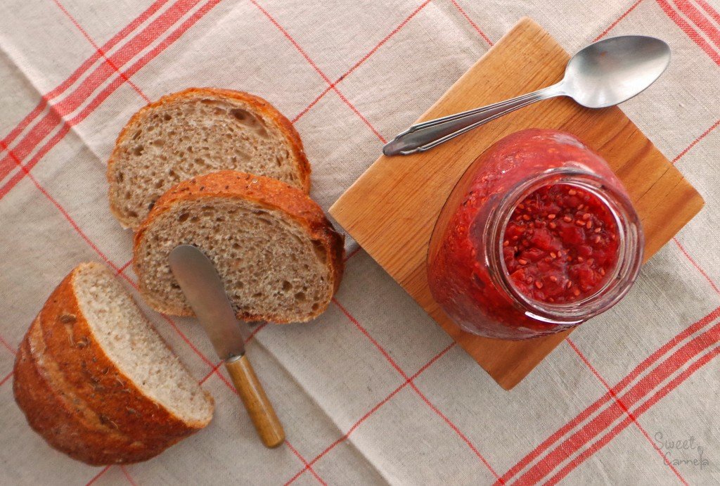 Strawberry &amp; Peach Chia Jam » Sweet Cannela