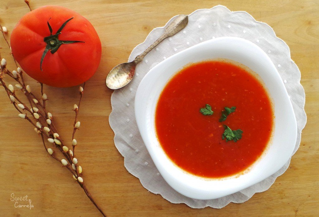 Tomato Soup with Aromatic Quinoa » Sweet Cannela